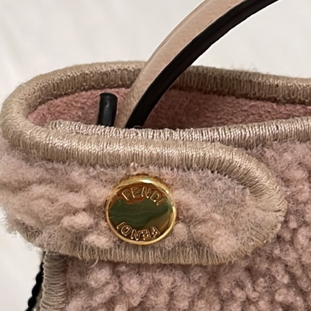 FENDI FUR Small leather LUXURY Crossbody bag authentic 100% - Picture 10 of 16
